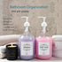 2 Pack 64 Oz Laundry Detergent Dispenser with Pump and Lid, Glass Bottles for Laundry Room Organization and Storage