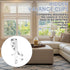 YBEATY 10 Pcs Hidden Channel Valance Clips Blind Valance Window Blind Clips Plastic Clear Blind Curtains Retainer