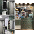 XUANINY Peel and Stick Backsplash Tiles for Kitchen, Bathroom, Self Adhesive Metal Aluminum Mosaic (11.81"x11.81")