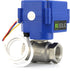 Motorized Ball Valve, 1/2" Stainless Steel Electrical Ball Valve, Full Port, 9-24V AC/DC Setup by U.S. Solid