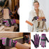 HANDLANDY Women Safety Work Gloves, Utility Touch Screen Grip Gloves for Gardening and Yardwork