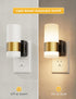 Dimmable 2 Pack, 0-100 3000K L LOHAS LED Night Light Dusk to Dawn Sensor, Support Lumen Brightness Ajdustable, Soft
