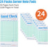 24 Pack 50 Sheets/Pack, 1200 ZPARIK Guest Checks Books for Servers Server Note Pads, Waitress Notepad for Restaurants