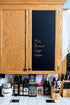 Kassa X-Large Chalkboard Wallpaper - Clear, 1.4ft x 8ft Adhesive Paper Roll, Includes 3 Markers & Eraser Cloth