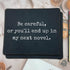 Wish State 2 Pack Careful Or You'll End Up My Novel Mouse Pad Funny Writing Gift for Author Office Desk Accessory