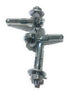 Sleeve Anchors with Nuts & Washers - Zinc Plated Steel, Hex Head, 5/16" x 1.5" Long (4 Pack)