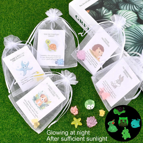 TINGLAN 100 Set Employee Appreciation Card Gifts Bulk for Coworkers, Animal Pun Note Cards Funny Office Thank You Card