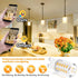 G9 Bulb Dimmable, 3000K, 40W T4 4W Bulbs 400LM, 6 Pack MAXvolador LED Soft White Halogen Equivalent, Bi Pin Base Light