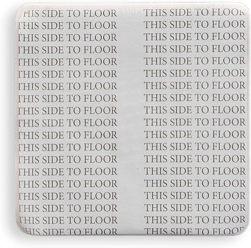Mohawk Home Non-Slip Corner Gripper Area Rug Tabs, 4 Pack, Anti-Curling Double Sided Adhesive 4"x4" Square White