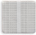 Mohawk Home Non-Slip Corner Gripper Area Rug Tabs, 4 Pack, Anti-Curling Double Sided Adhesive 4"x4" Square White