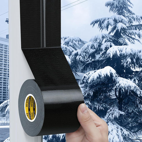 Cloth Duct Window Seal Strip Tape 2.75in x 66FT, Weather Stripping Insulation Tape for Windows and Doors