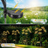 2 Pack JJGoo Solar Garden Lights, New Upgraded Solar Swaying Starburst Light, Waterproof Fireworks Outdoor Lights, Yard