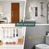 PAUANI Corridor(1ft/30cm) Metal Stair Railing Kit - Wall Mount Handrail - Handrail Railings for Stairs Indoor