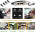Buspoll Phillips Screwdriver Keychain Tool, Flat Screwdriver and Nutdriver Hex Wrench