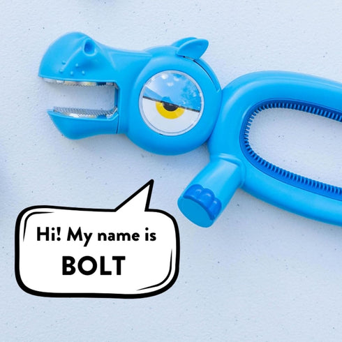 Famm 5+ Handy Bolt Hippo Kids Adjustable Wrench Real STEM DIY Tool Ages | Ergonomic Grip, Fine Motor Skill Builder