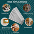 Toicann 18 Gauge Galvanized Brad Nails (2", 1-1/2", 1-1/4", 1", 5/8") 18 GA Universal Nail Gun Nails (1000)