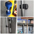Holder,4PCS Grippers,12lbs MUTUACTOR Magnetic Broom Anti-Slip Magnetic Mount Storage Broom Holders with Rubber Heavy