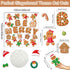 Christmas Cutouts Xmas Gingerbread Classroom Bulletin Board Decorations Merry Christmas Party Supplies for Toddler Kids Students Classroom Decors by gisgfim