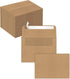 Better Office Products Kraft Invitation Envelopes, 100-Pack, A1 Size, Strong 35 lb. Paper, Peel & Stick Closure
