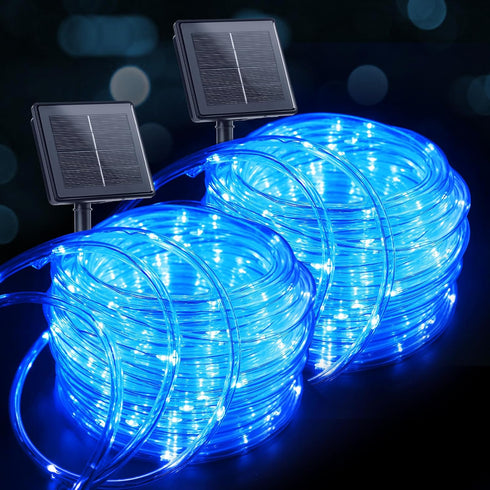 Brightown Solar Christmas Lights Outdoor Waterproof, 2 Pack Total 78FT 200 LED