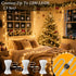 66FT 200 8 IP65 LED Warm White String Lights, Modes Fairy Lights with Timer, Waterproof & Durable Indoor Outdoor Decor