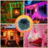 LitHome 33Ft 100 35 9 4th LED Color Changing Christmas String Lights, Colors Modes Red White and Blue Lights Outdoor