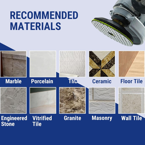 Diamond Polishing Pads 4inch 100mm 3-Steps PRO for Dry Buffing on Granite Marble Concrete