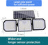 siarenomo Lights,2500LM 167 LightsIP65 Waterproof270Wide 3 Modes3 (2) Solar Outdoor LED Motion Sensor Outdoor Angle