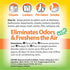 OdoBan Solid Odor Absorber Eliminator for Home, Citrus Scent, 14 Ounces Each, 6-Pack Yellow