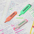 PATIKIL Highlighter Pen, 10 Pack Water Based Broad Tip Writing Marker Pens for Office Home Daily Use, Style 3, Purple