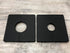 2 Pcs Wall Split Flange, ABS Square Self-Adhesive Escutcheon Plate for 1.3"/33mm Diameter Pipe