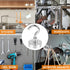 MIKEDE Heavy Duty Magnetic Hooks, 28Lbs Neodymium Magnets, 10Pcs Strong Hooks for Refrigerator, Grill, Toolbox, Storage