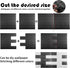 10 PCS Black 3D Wall Panels - 14.5 sq.feet Coverage, Self-Adhesive Waterproof Brick PE Foam Panels for Interior Wall