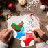 Christmas Bulletin Board Set, Tree Fireplace Decorations, XMAS Holiday Cutouts for Classroom Bulletin Boards