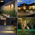 9.8ft IP65 White(1-in-1) APONUO Metal Solar Spot Lights Outdoor with Cable Solar Powered Landscape Lighting Low Voltage
