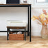 HOOBRO Printer Stand for Desk with Outlet and USB Ports, Small Printer Table with Storage Hook