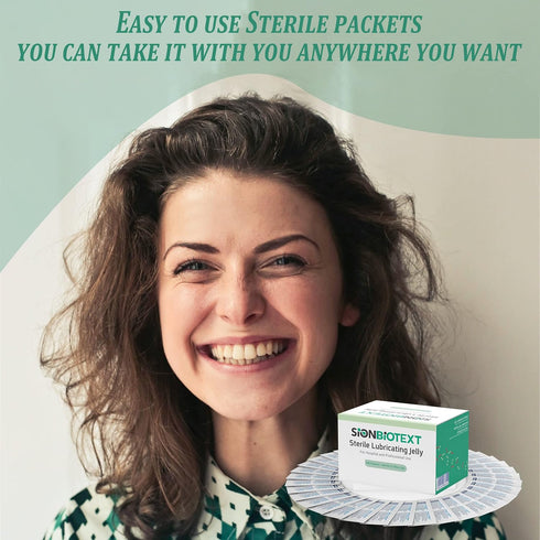 Packets, 0.105 oz (3g) 144 Sterile Lubricant Jelly for Hospitals and Clinics Use. Professional Lubricating Single Water