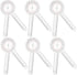 12 Inch Transparent Goniometer Protractor Ruler, 360 Degree Plastic Angle Ruler for Body Measuring Tape (6 Pieces)