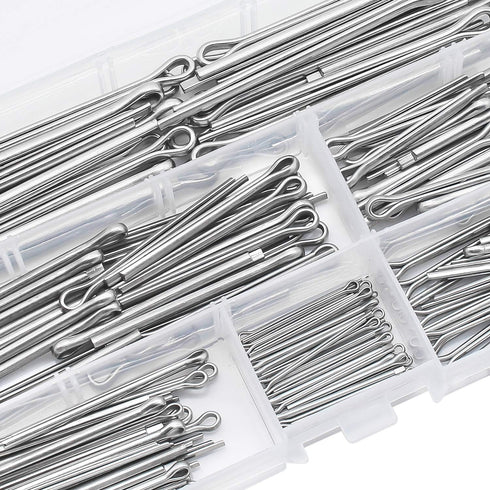 DYWISHKEY 360PCS 304 Stainless Steel Cotter Pin Assortment Kit