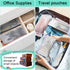 Harloon 150 Pack Bulk Pencil Pouch, 9.5 x 4.5 Inch Clear Mesh Zipper Cases for Office, Travel, Cosmetics, Toiletry Bags