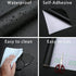 Black Contact Paper 15.7"x118" Peel and Stick Wallpaper, Matte Black Wallpaper Self-Adhesive and Removable Decorative Contact Paper for Cabinets,Countertops,Shelve Wall Paper by Dimcol
