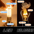 BA15D 120 Volt Double Contact LED Bulbs, 50-75 Watt Replacement, T3/T4/C7/S6, 2700K Soft Warm White, 5W Non-Dimmable,