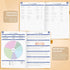 Clever Fox Budget Planner Premium Edition - Expense Tracker Notebook + 5 Cash Envelopes, A5 Hardcover