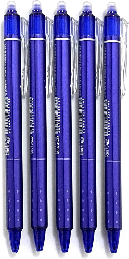 sencoo 12 Pack Erasable Blue Gel Pens, Retractable Blue Ink Rollerball Pens for Students Office School Gifts