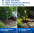 6 Pack 3 IP65 CINOTON RGBCW Solar Pathway Outdoor Lights, Lighting Modes Solar LED Garden Light, Waterproof Outside