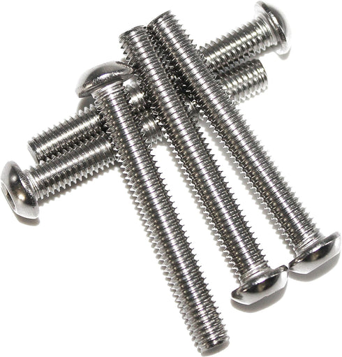 Fullerkreg M8-1.25x100mm Button Head Hex Drive Screw, Stainless Steel, Pack of 5