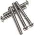 Fullerkreg M8-1.25x100mm Button Head Hex Drive Screw, Stainless Steel, Pack of 5
