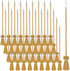 Clabby 36 Pieces Halloween Witch Broom Pencil, Stylish Accessories for Party Favors and School Supplies