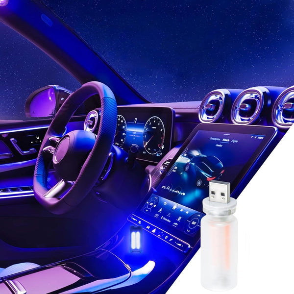 Retro Touch Lamp - USB Powered Mood Light with Dimmable Brightness, Frosted