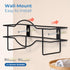 FMP Brands 2 Pack Single Glove Holder for Wall Mount, Durable Metal Organizer for Disposable Gloves